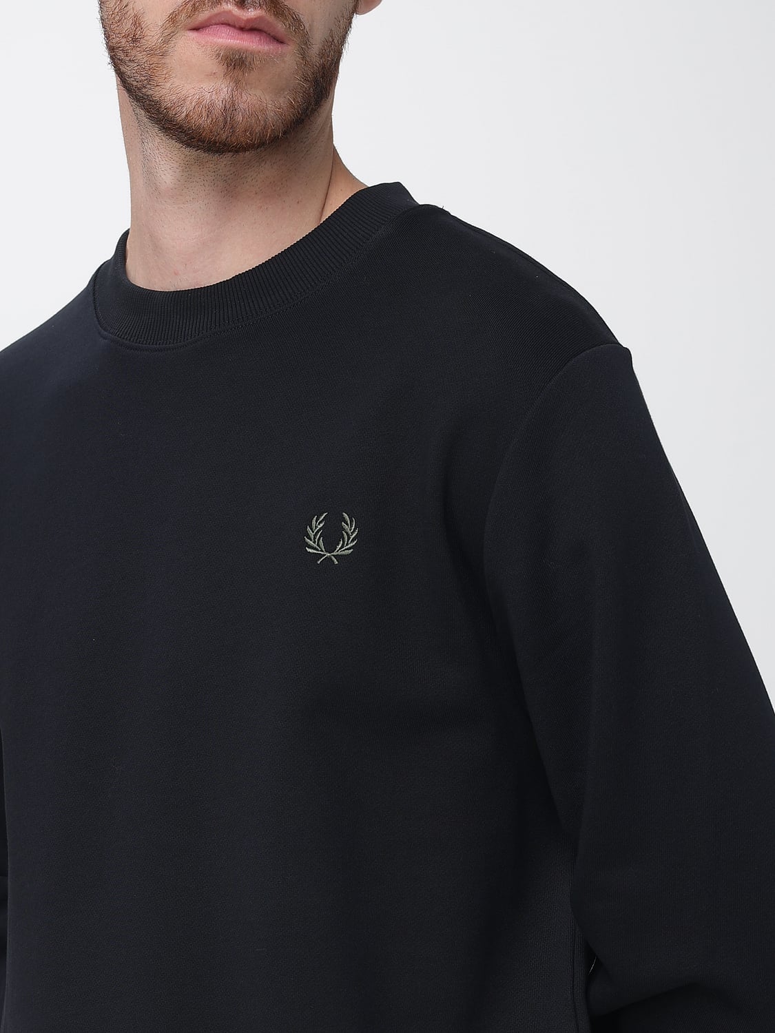 FRED PERRY ТОЛСТОВКА: Толстовка Мужское Fred Perry, Черный - Img 3