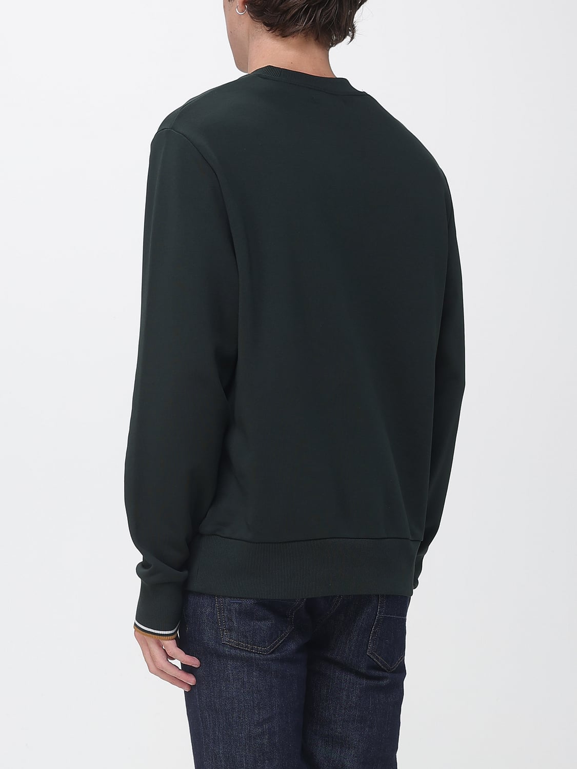FRED PERRY ТОЛСТОВКА: Толстовка Мужское Fred Perry, Зеленый - Img 2