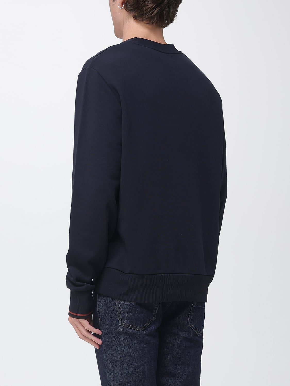 FRED PERRY ТОЛСТОВКА: Толстовка Мужское Fred Perry, Темно-Синий - Img 2