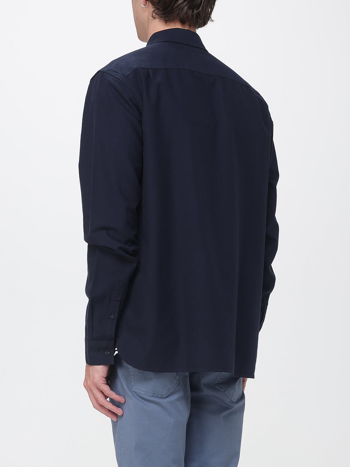 FRED PERRY CAMISA: Camisa hombre Fred Perry, Azul Marino - Img 2