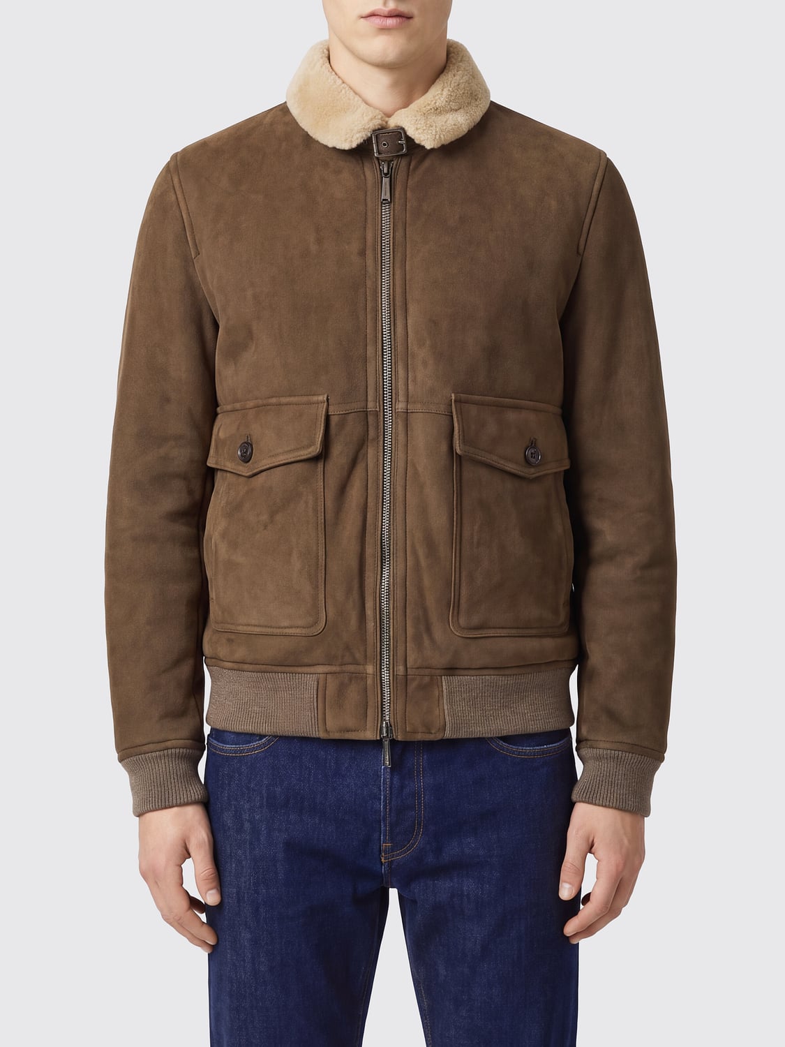 MOORER JACKET: Jacket men Moorer, Brown - Img 1