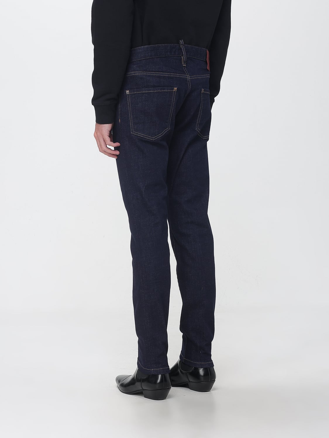 DSQUARED2 JEANS: Jeans hombre Dsquared2, Azul Oscuro - Img 2