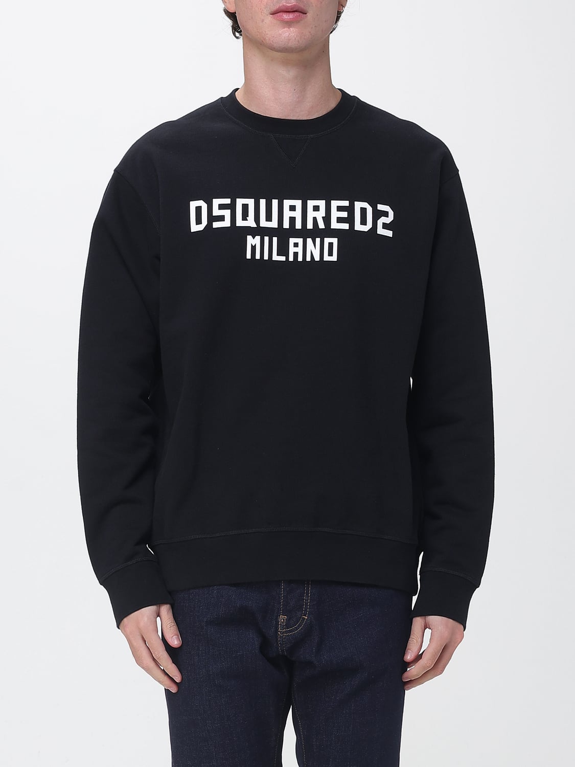 DSQUARED2 SWEATSHIRT: Sweatshirt herren Dsquared2, Schwarz - Img 1