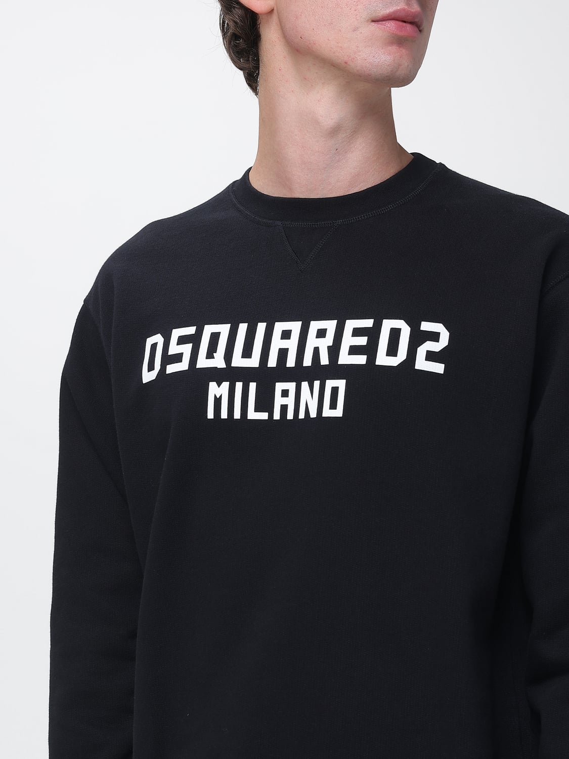 DSQUARED2 SWEATSHIRT: Sweatshirt herren Dsquared2, Schwarz - Img 3