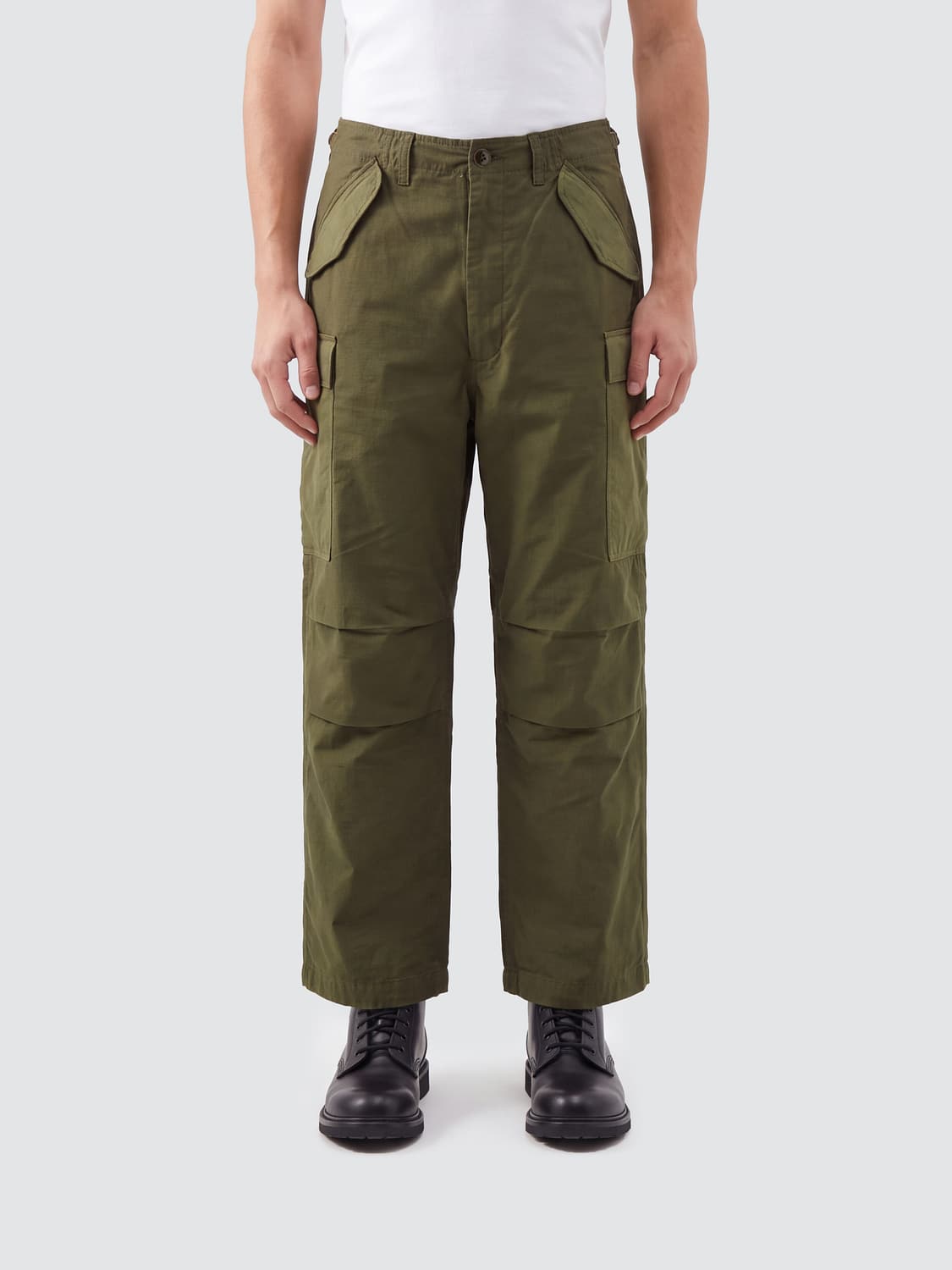 NANAMICA HOSE: Hose herren Nanamica, Olive - Img 1