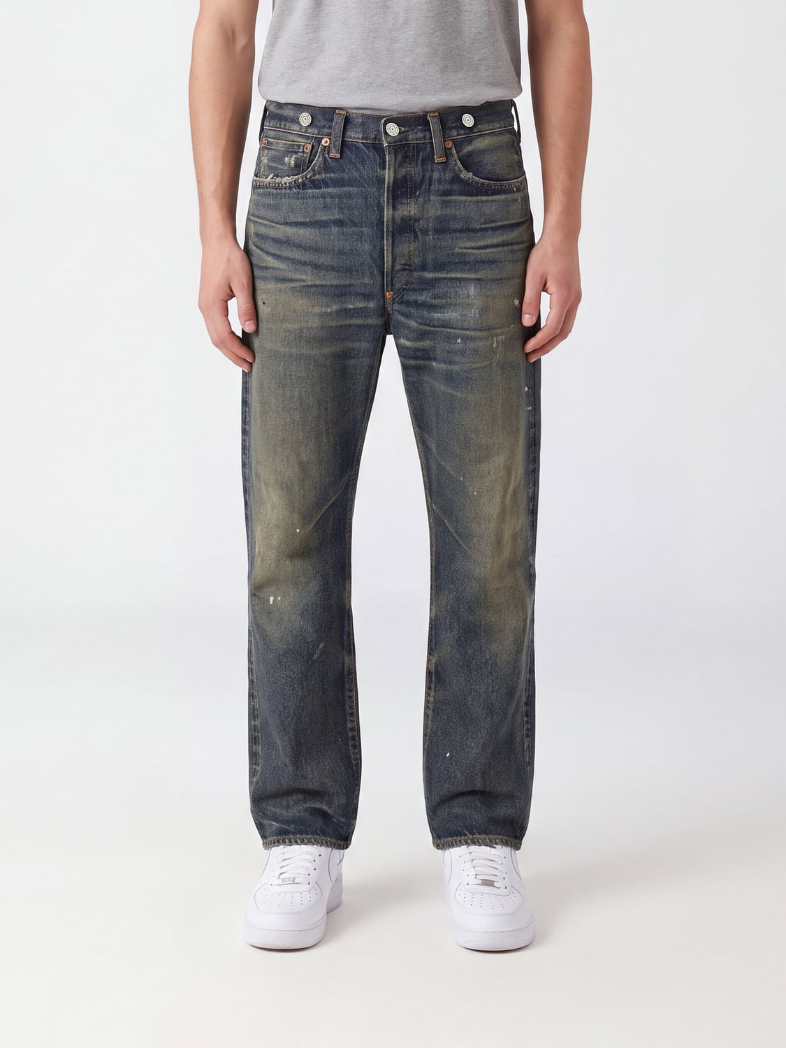 JUNYA WATANABE JEANS: Jeans hombre Junya Watanabe, Azul Oscuro - Img 1