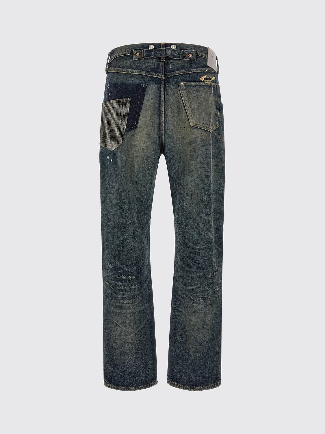 JUNYA WATANABE JEANS: Jeans hombre Junya Watanabe, Azul Oscuro - Img 3