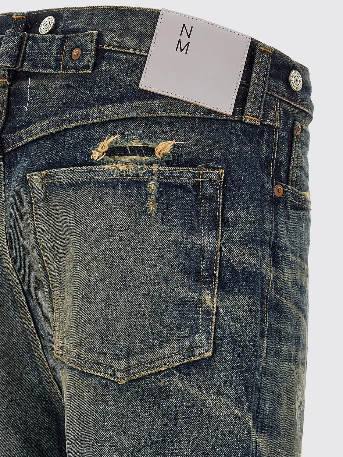 JUNYA WATANABE JEANS: Jeans hombre Junya Watanabe, Azul Oscuro - Img 4