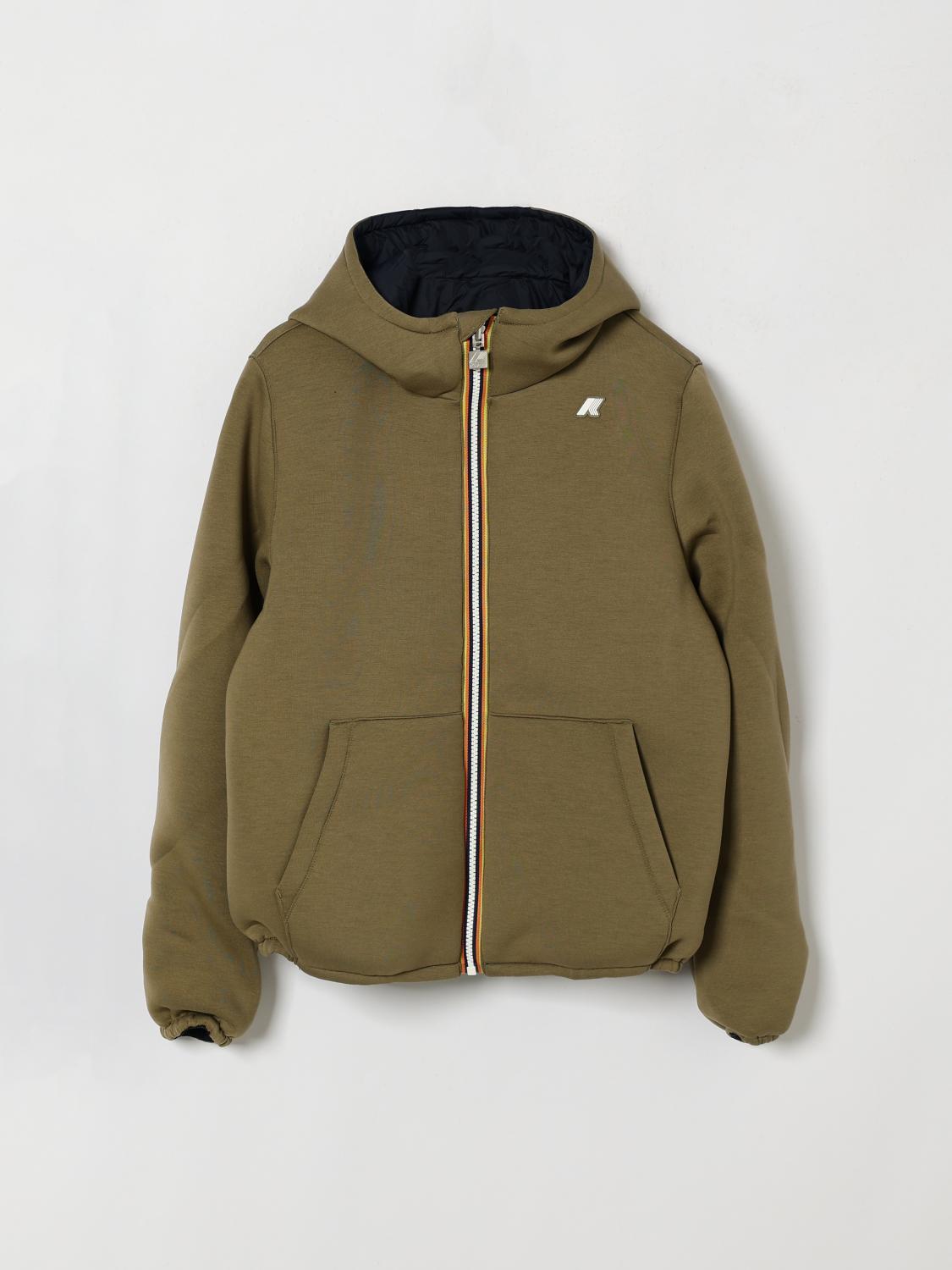 K-WAY JACKET: Jacket kids K-way, Military - Img 1