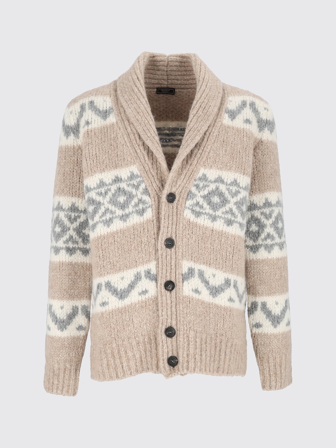 PESERICO SWEATER: Sweater men Peserico, Brown - Img 2