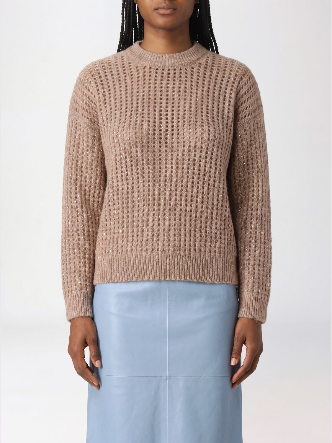 PESERICO PULLOVER: Pullover damen Peserico, Beige - Img 1