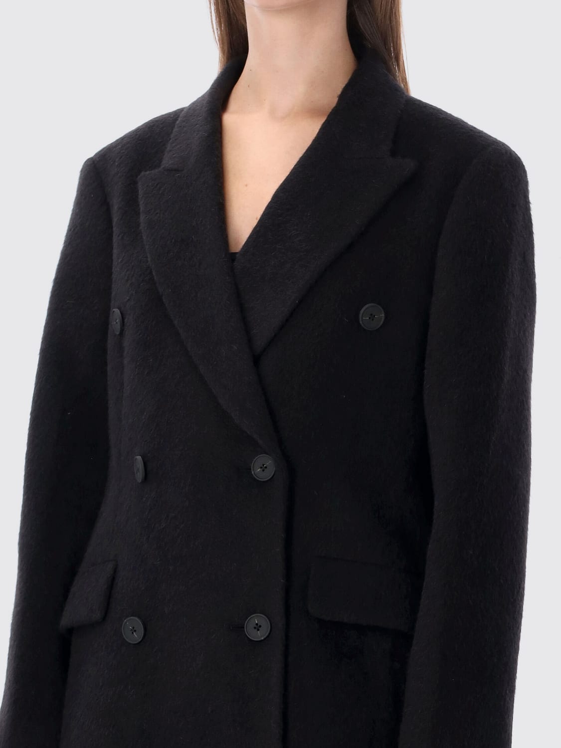 STUDIO NICHOLSON ABRIGO: Abrigo mujer Studio Nicholson, Negro - Img 3