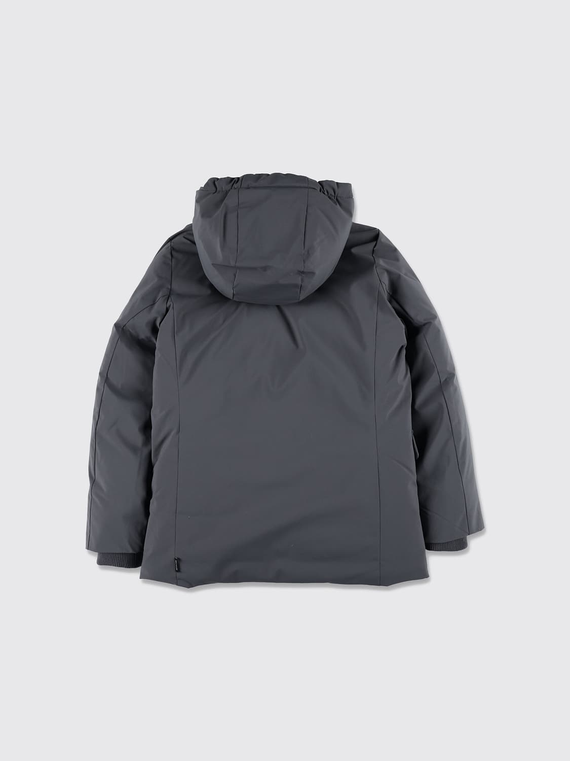 SAVE THE DUCK COAT: Save The Duck Boy's Water-Repellent Parka with Hood and Flap Pockets, Grey - Img 2