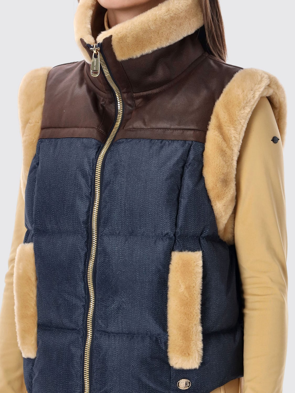 GOLDBERGH GILET: Giacca donna Goldbergh, Blue Navy - Img 3