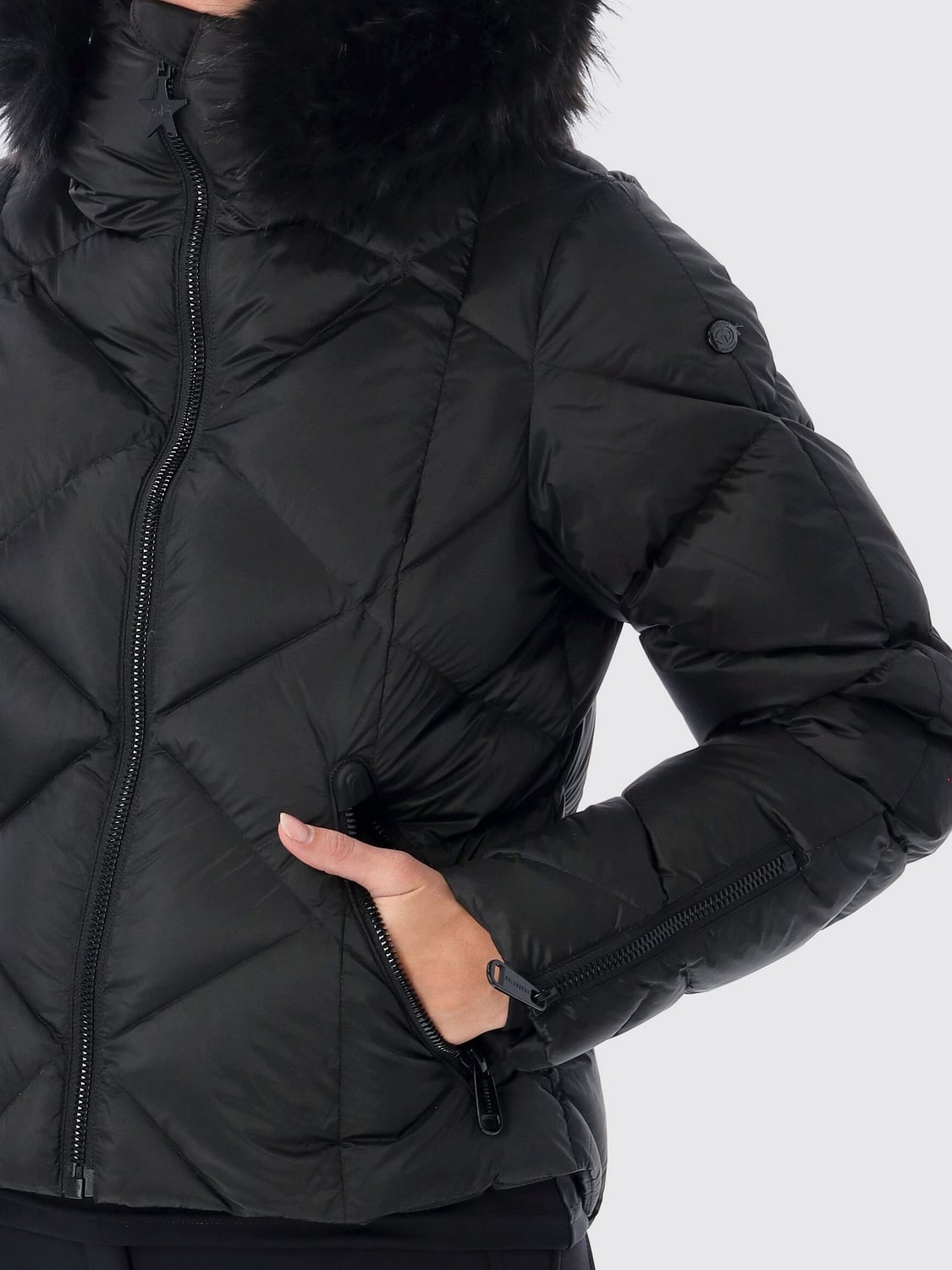 GOLDBERGH ABRIGO: Abrigo mujer Goldbergh, Negro - Img 3