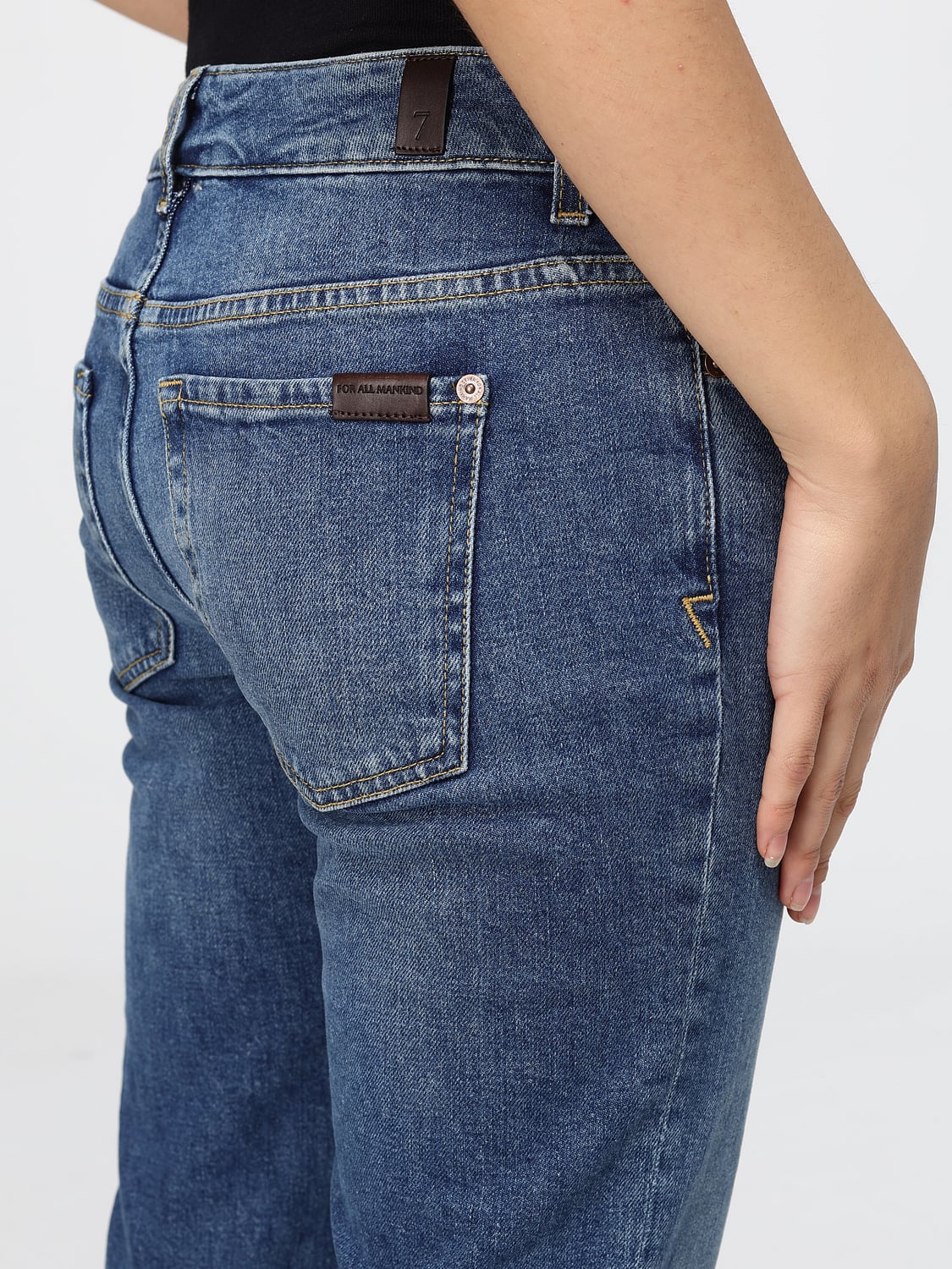 7 FOR ALL MANKIND VAQUEROS: Vaqueros mujer 7 For All Mankind, Denim - Img 3