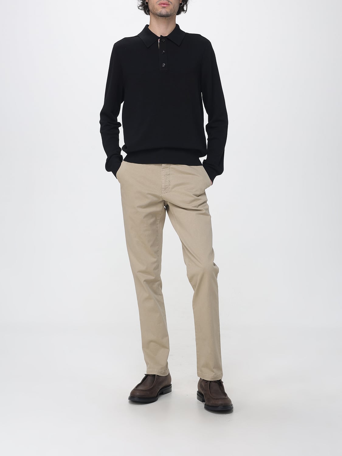 BURBERRY SWEATER: Sweater men Burberry, Black - Img 2
