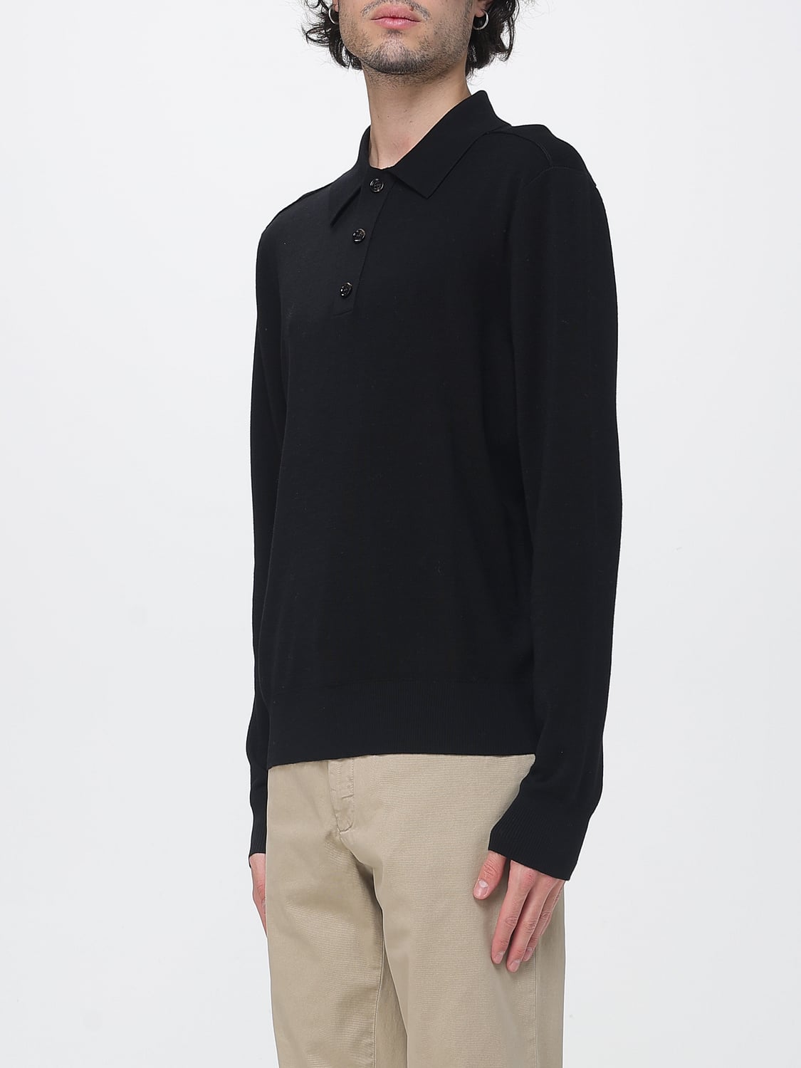 BURBERRY SWEATER: Sweater men Burberry, Black - Img 4
