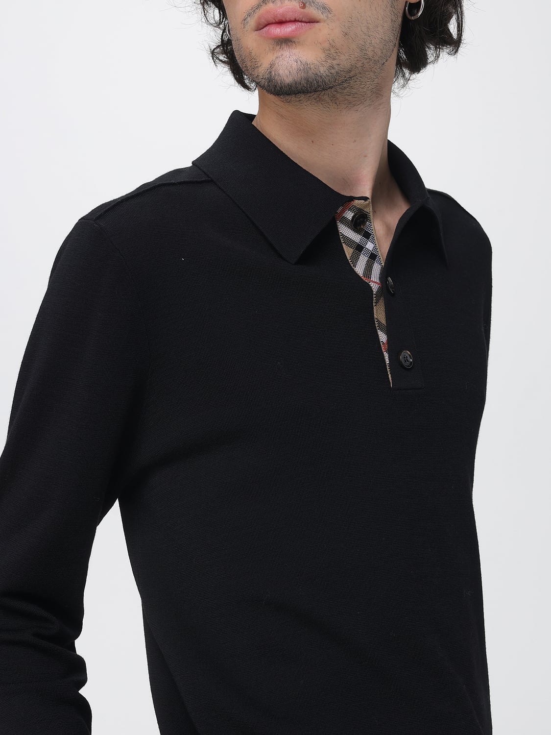 BURBERRY SWEATER: Sweater men Burberry, Black - Img 5