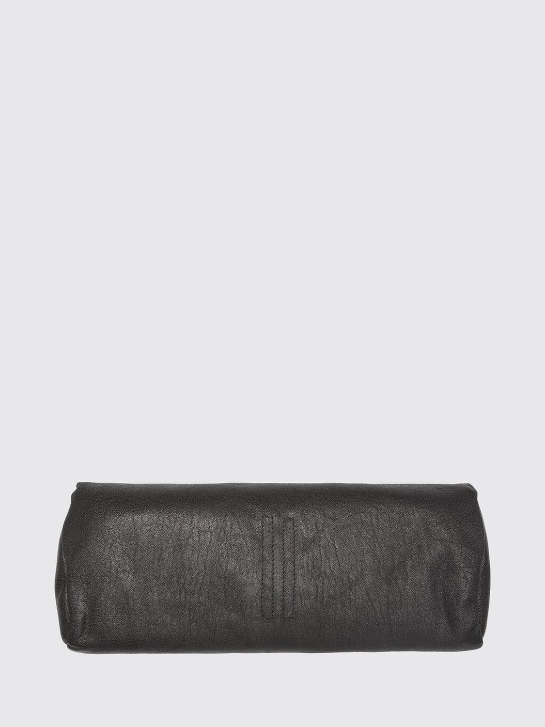 RICK OWENS CLUTCH: Clutch Rick Owens rettangolare in pelle di vitello con chiusura magnetica, Nero - Img 2