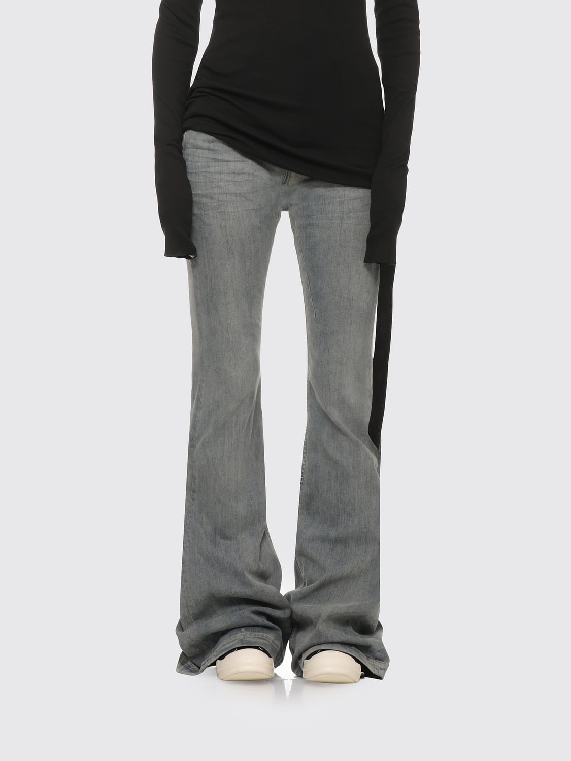 RICK OWENS DRKSHDW PANTALONES: Pantalones mujer Rick Owens Drkshdw, Azul Oscuro - Img 1