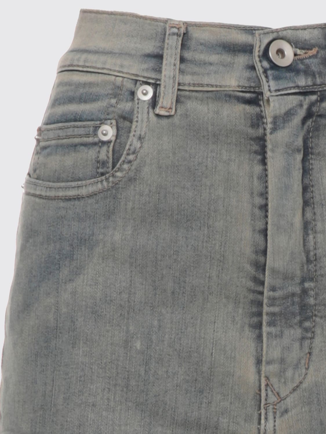 RICK OWENS DRKSHDW PANTALONES: Pantalones mujer Rick Owens Drkshdw, Azul Oscuro - Img 3