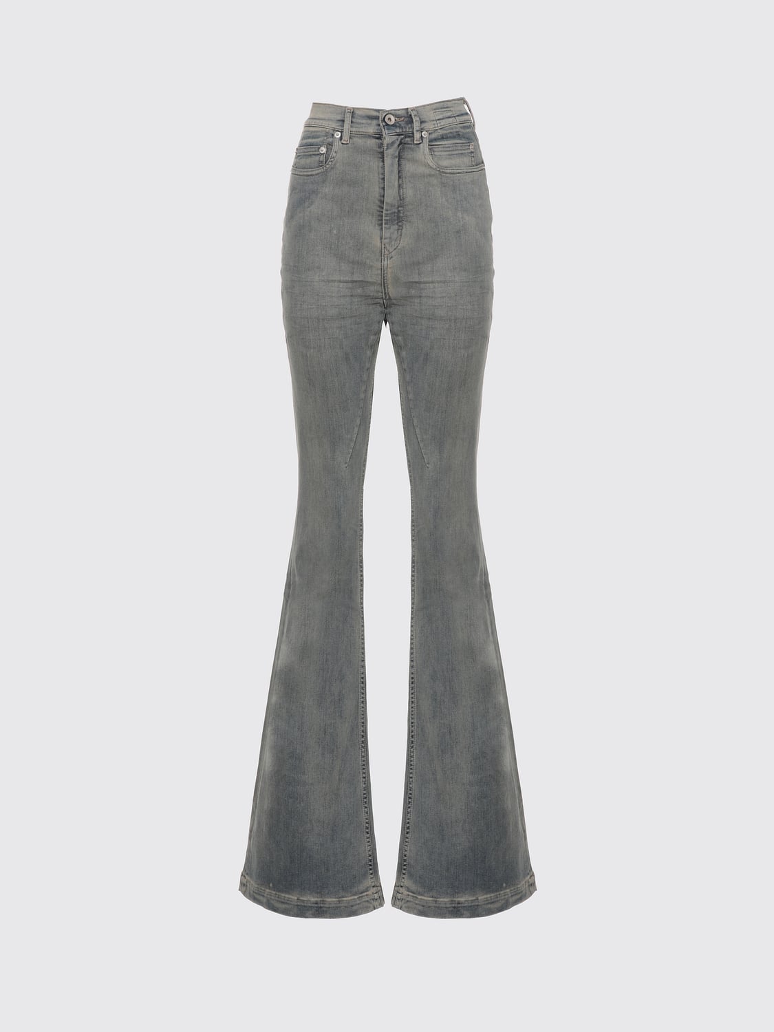 RICK OWENS DRKSHDW PANTALONES: Pantalones mujer Rick Owens Drkshdw, Azul Oscuro - Img 4
