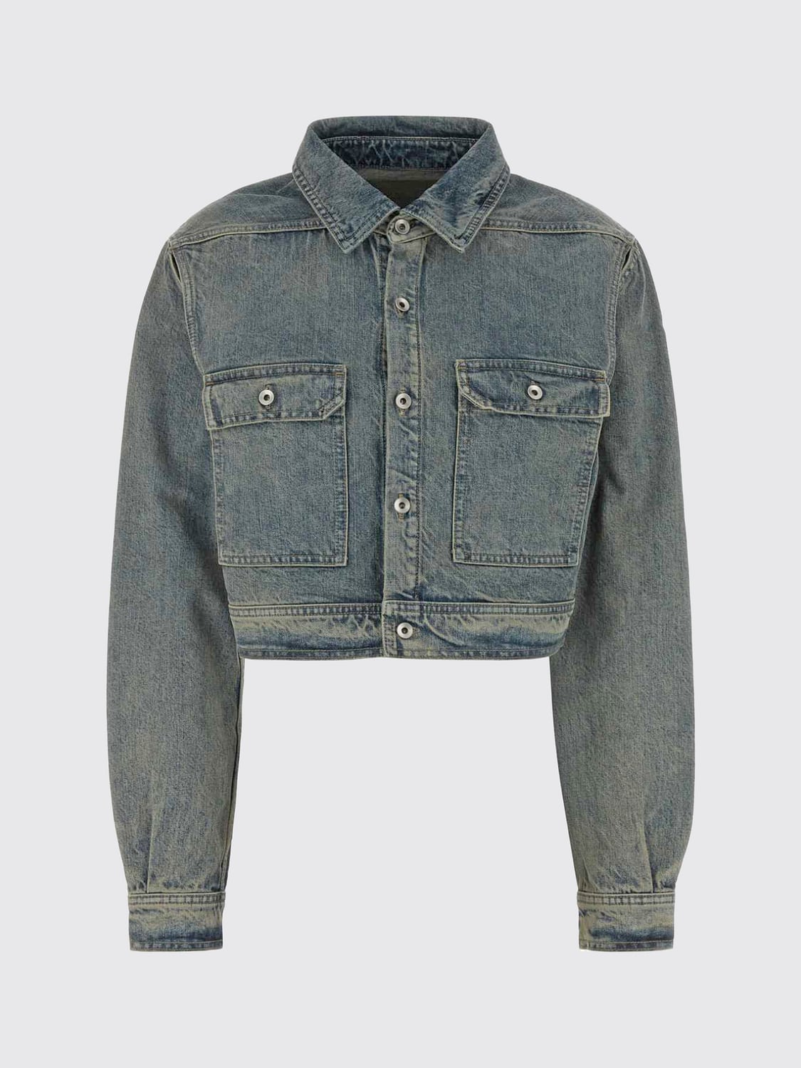 RICK OWENS DRKSHDW CHAQUETA: Chaqueta mujer Rick Owens Drkshdw, Azul Oscuro - Img 2