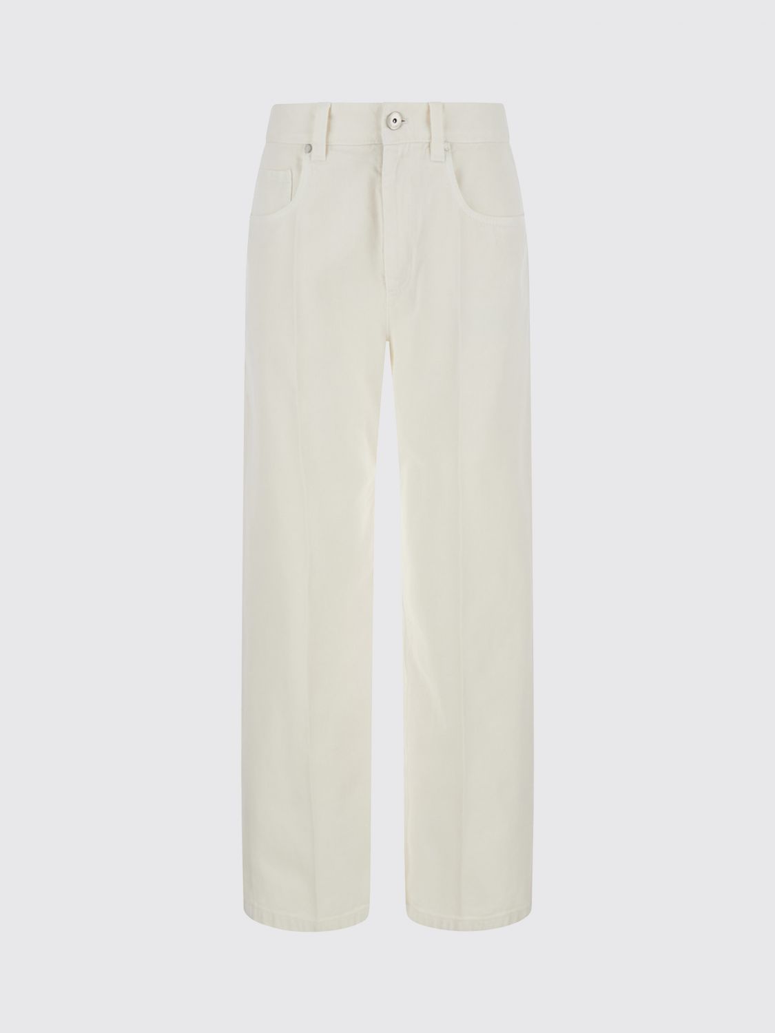 BRUNELLO CUCINELLI PANTALONES: Pantalones mujer Brunello Cucinelli, Blanco - Img 2