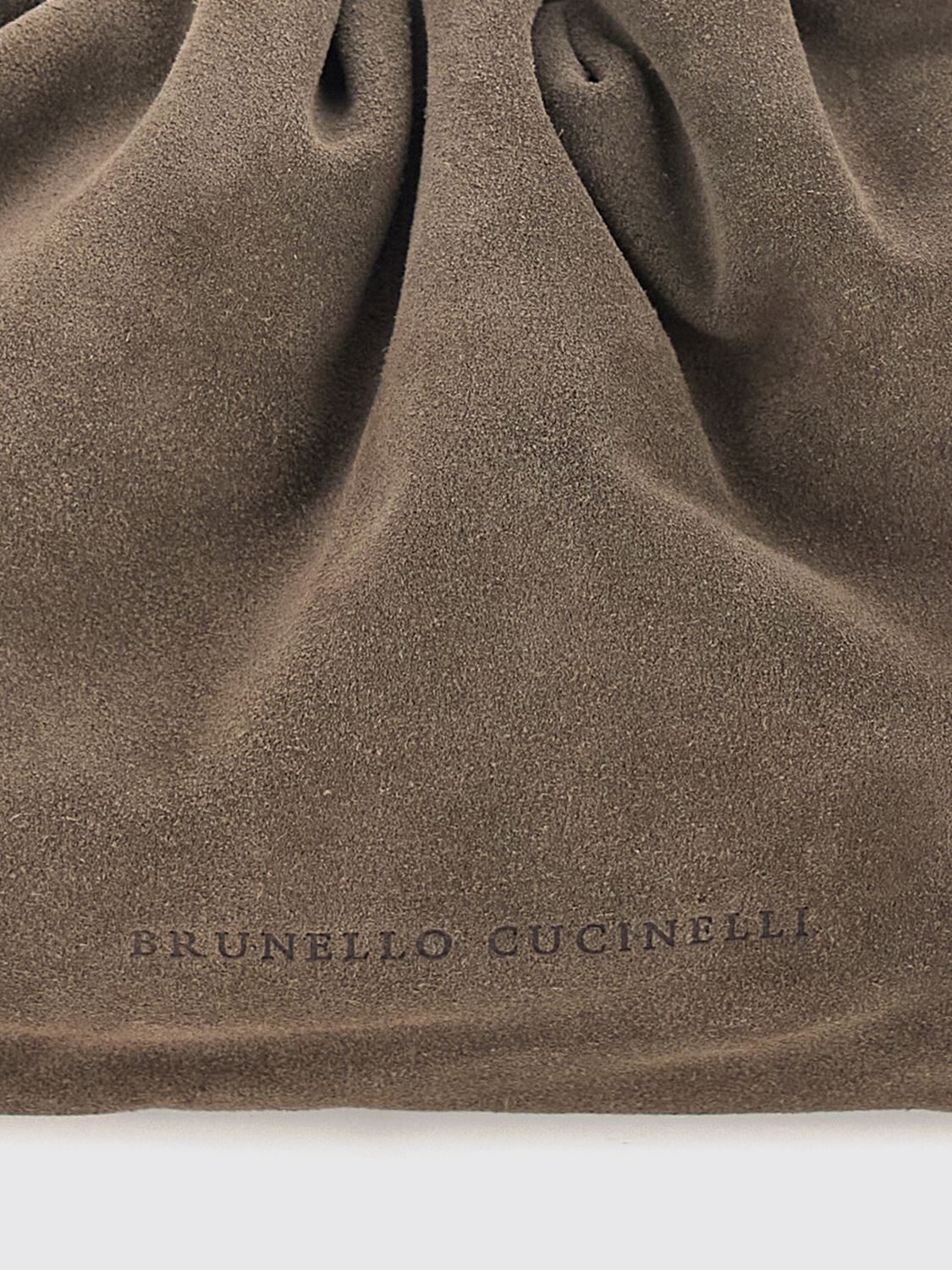 BRUNELLO CUCINELLI BORSA A TRACOLLA: Borsa a tracolla donna Brunello Cucinelli, Marrone - Img 3