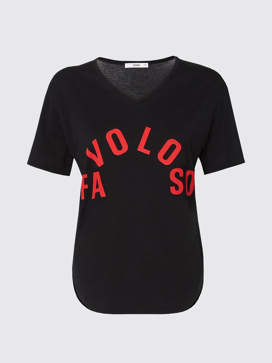 FENDI CAMISETA: Camiseta mujer Fendi, Negro - Img 2