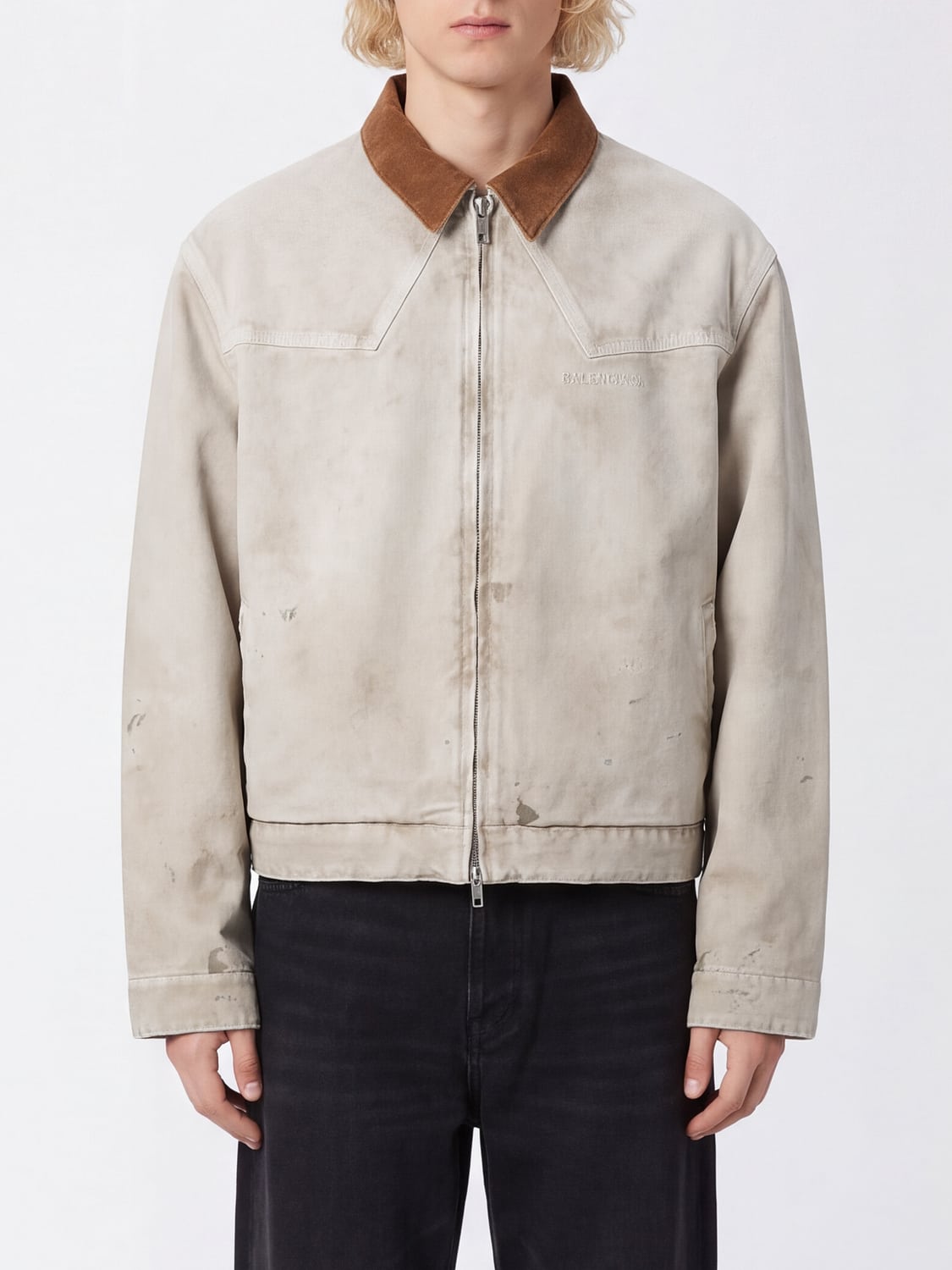 BALENCIAGA COAT: Coat men Balenciaga, Beige - Img 1