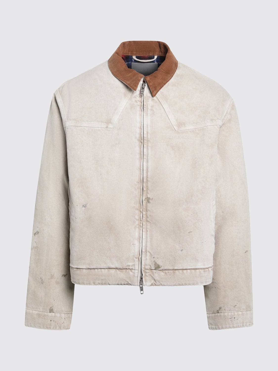 BALENCIAGA COAT: Coat men Balenciaga, Beige - Img 2