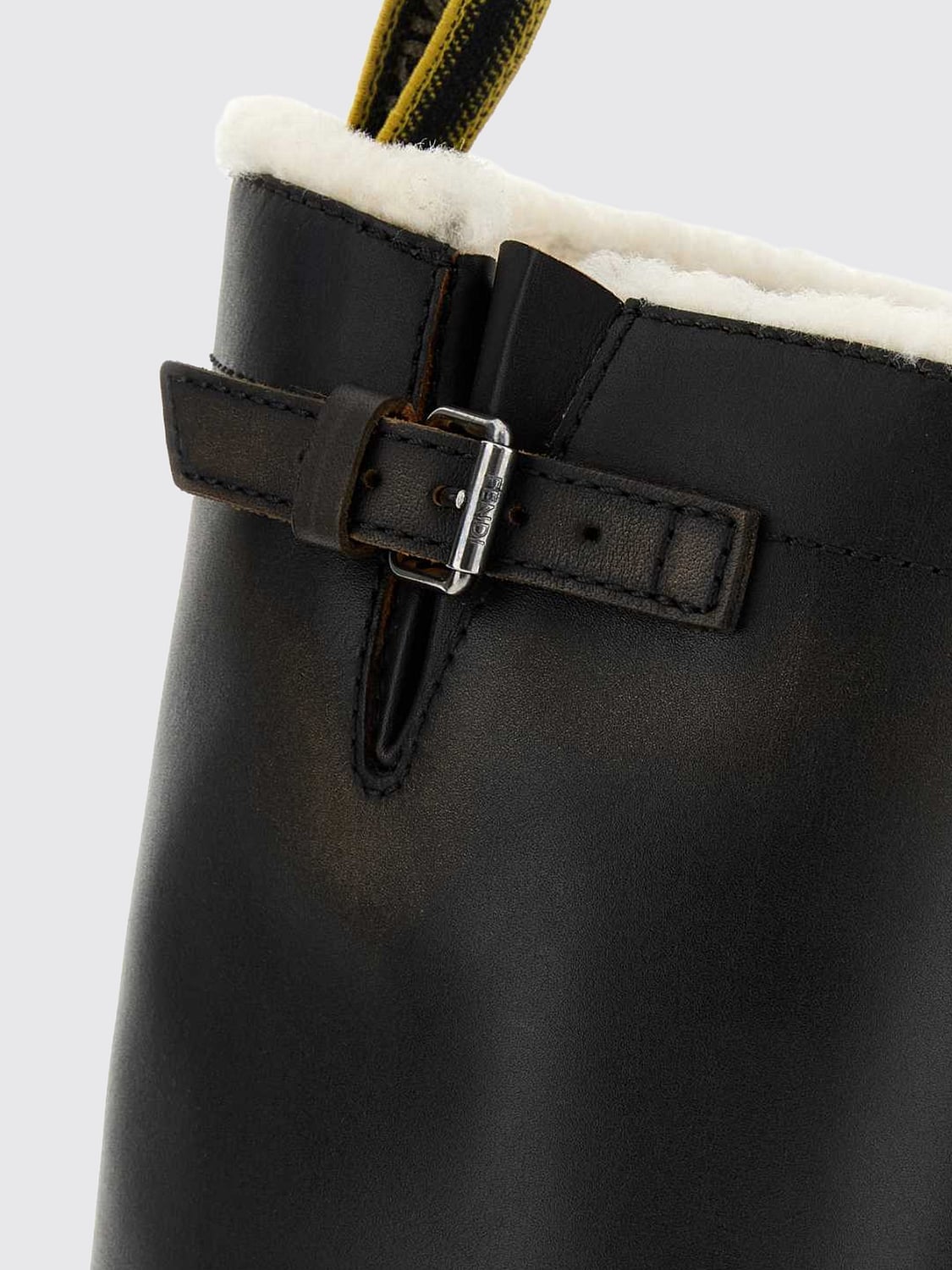 FENDI STIEFEL: Stiefel damen Fendi, Schwarz - Img 3