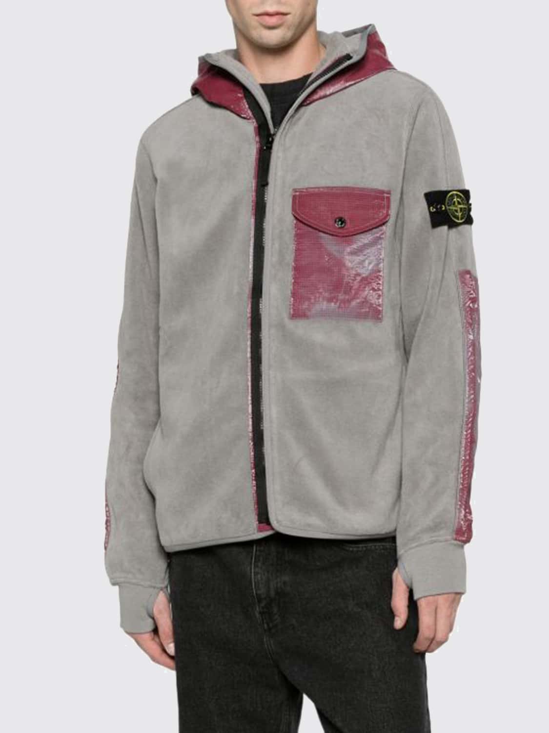 STONE ISLAND SWEATSHIRT: Sweatshirt men Stone Island, Grey - Img 1