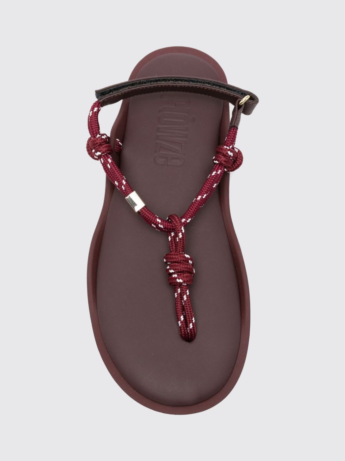 FLOWZE SANDALEN MIT ABSATZ: Sandalen mit absatz damen Flowze, Burgunderrot - Img 4