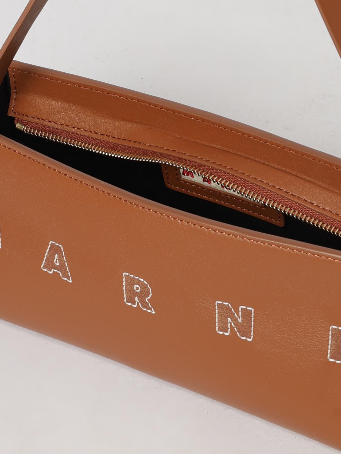 MARNI BORSA MINI: Borsa mini donna Marni, Marrone - Img 4