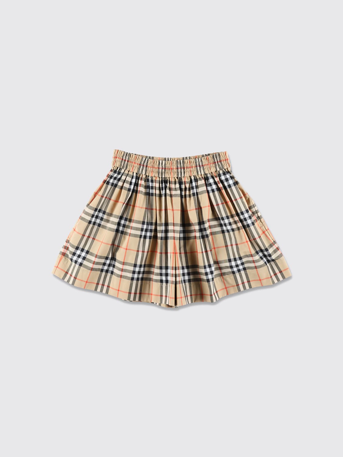 BURBERRY SHORTS: Shorts kinder Burberry, Sand - Img 1