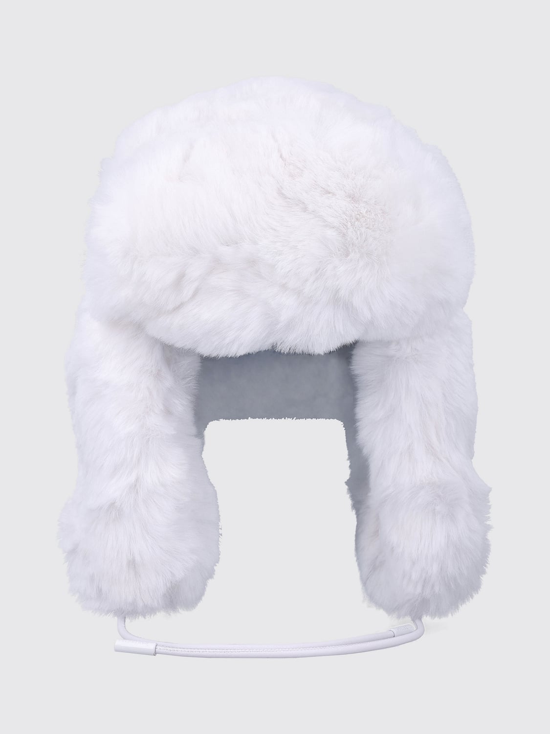 GOLDBERGH HAT: Goldbergh Bicolor Faux Fur Aviator Hat with Embroidered Logo, White - Img 1