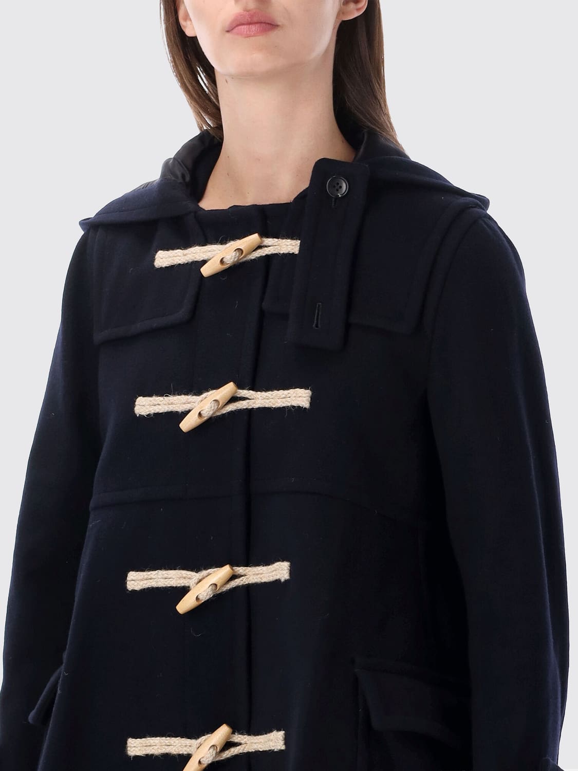 COMME DES GARÇONS MANTEL: Mantel damen Comme Des GarÇons, Blau - Img 3