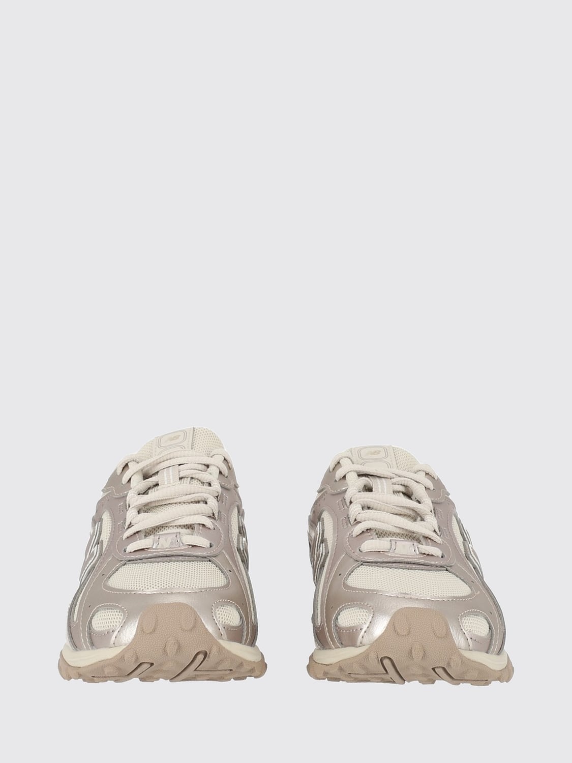 NEW BALANCE スニーカー: NEW BALANCE 204L メッシュ&シンセティックレザースニーカー アプライドロゴ付き, ゴールド - Img 3