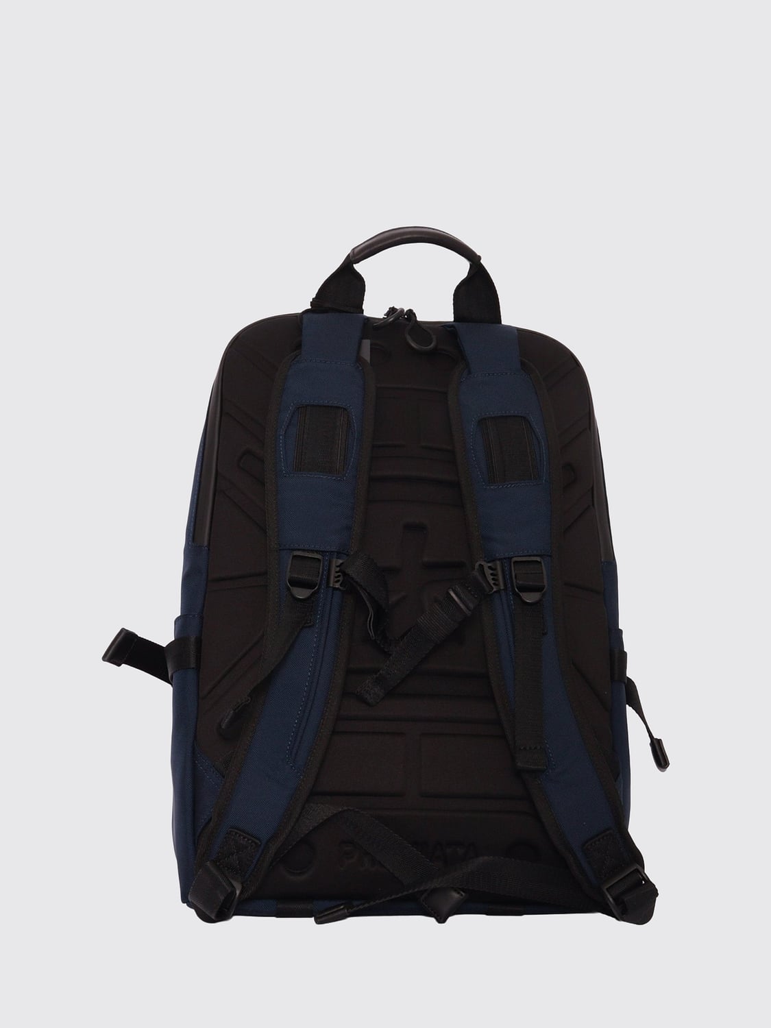 PREMIATA BACKPACK: Premiata Ventura Nylon Backpack with Leather Inserts and Laptop Pocket, Blue - Img 2