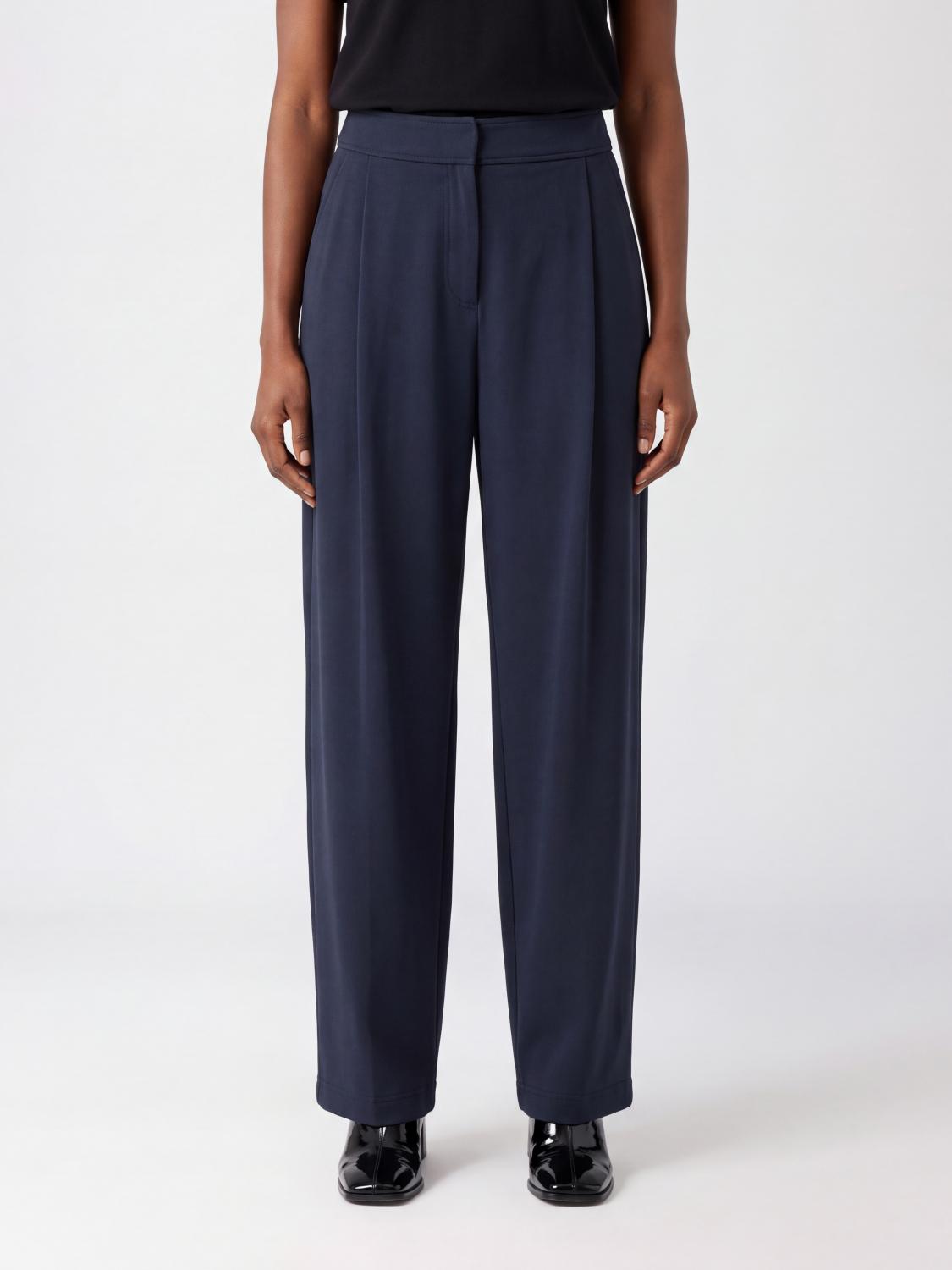 BRUNELLO CUCINELLI PANTALONES: Pantalones mujer Brunello Cucinelli, Azul Oscuro - Img 1