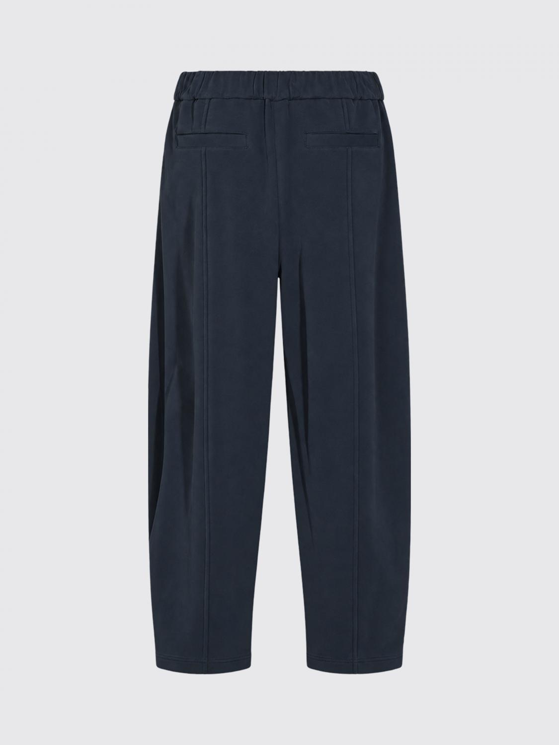 BRUNELLO CUCINELLI PANTALONES: Pantalones mujer Brunello Cucinelli, Azul Oscuro - Img 3