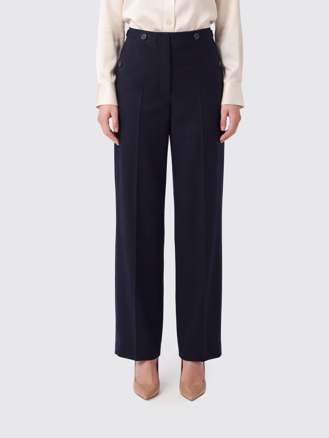 FERRAGAMO PULLOVER: Pullover damen Ferragamo, Navy - Img 1