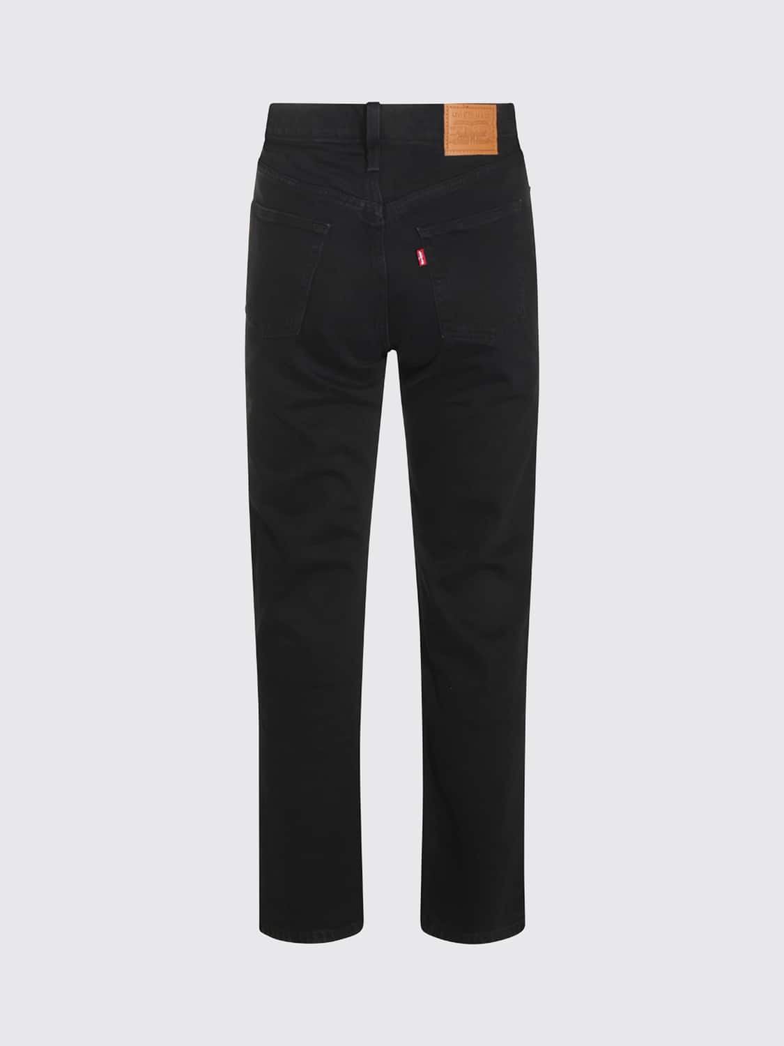 LEVI'S VAQUEROS: Vaqueros Ribcage Levi's de talle alto y pernera ancha en denim reciclado, Negro - Img 3