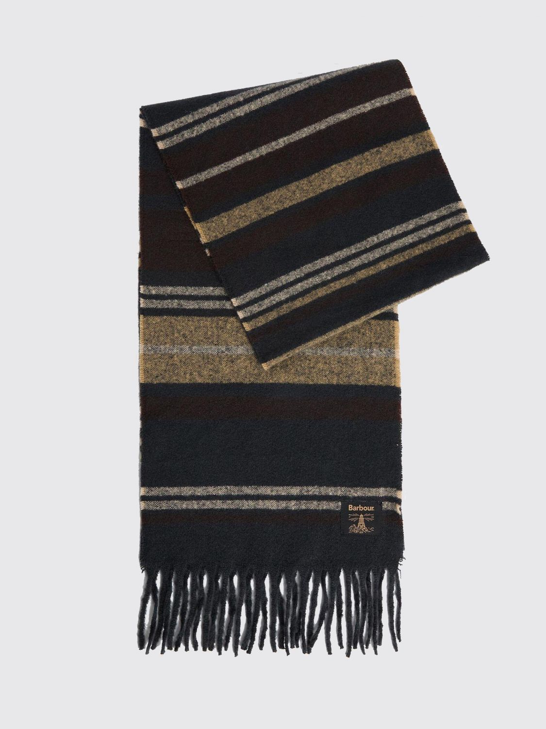 BARBOUR SCARF: Scarf men Barbour, Beige - Img 1