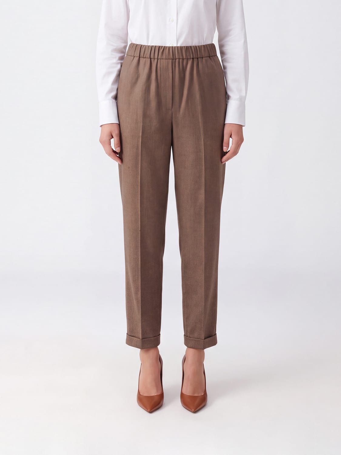 ANTONELLI FIRENZE PANTS: Pants woman Antonelli Firenze, Brown - Img 1