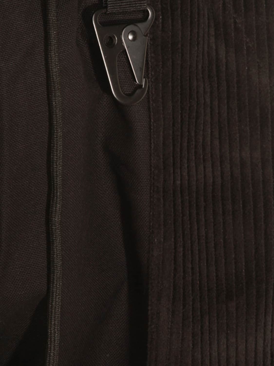 MAUNA KEA PANTS: Mauna Kea Cotton Cargo Trousers with Elasticated Drawstring Waist, Black - Img 4
