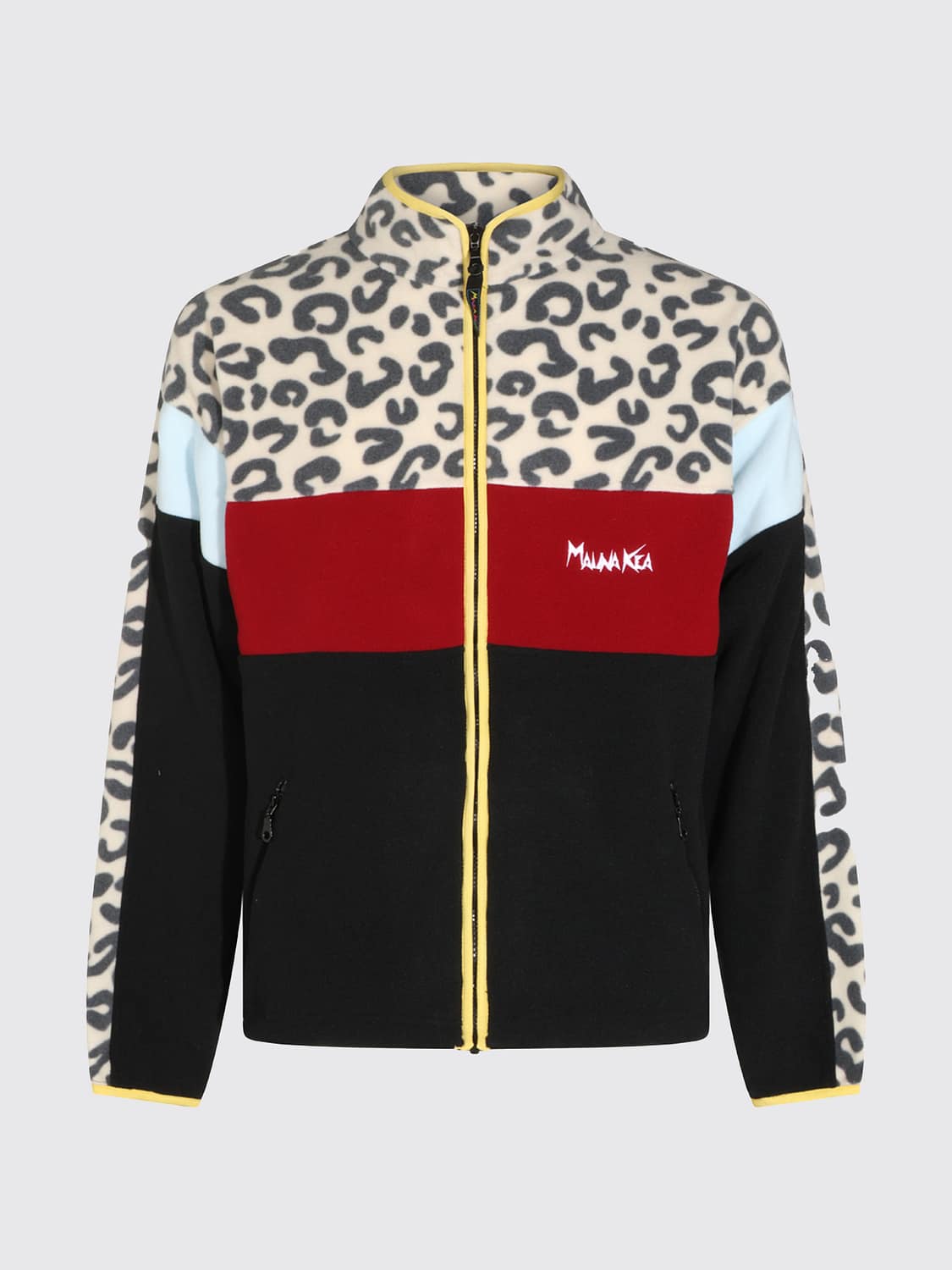 MAUNA KEA JACKET: Mauna Kea Animal Print High Neck Polyester Sports Jacket, Savannah - Img 2